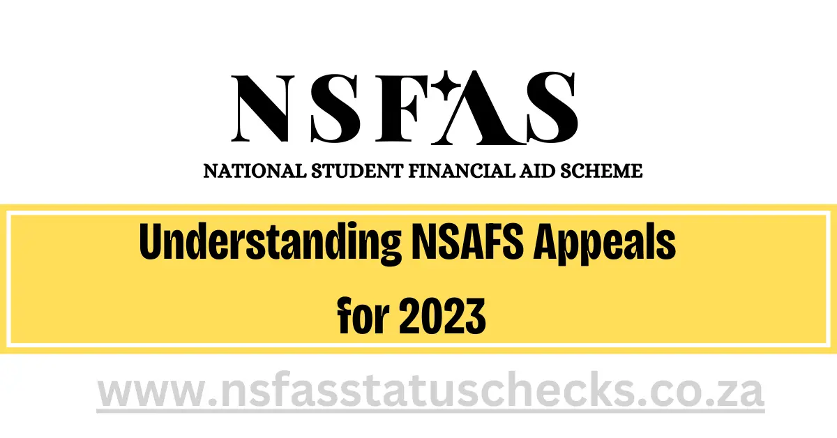 NSAFS Appeals for 2023