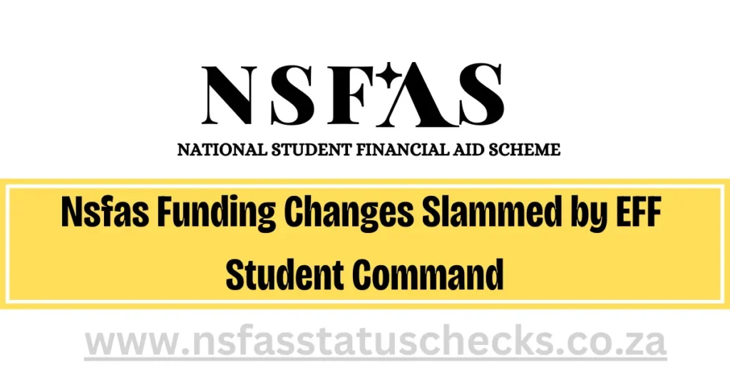 Nsfas Funding Changes
