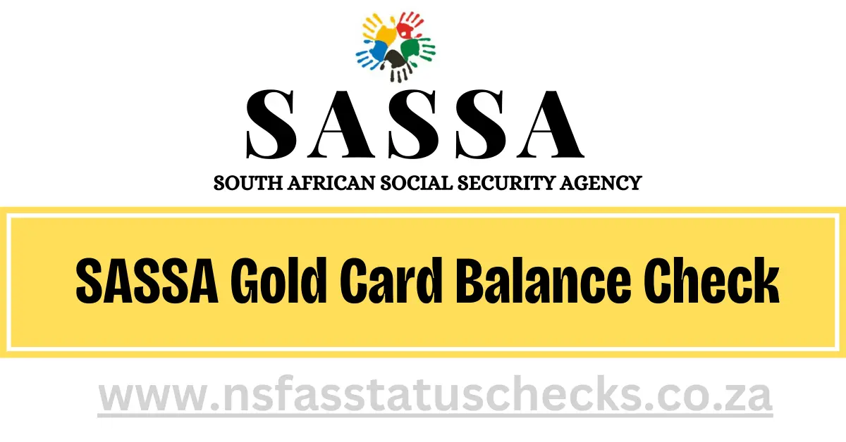 SASSA Gold Card