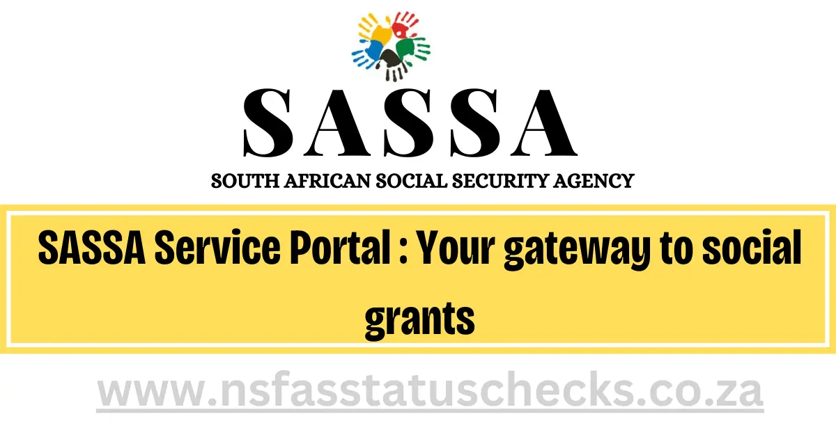 SASSA Service Portal