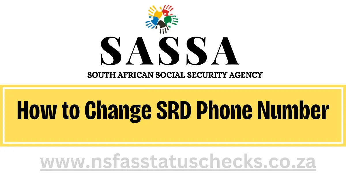 How to Change SRD Phone Number