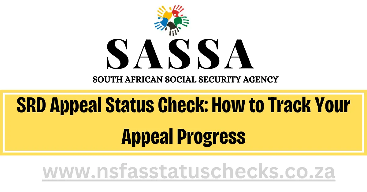 SRD Appeal Status Check